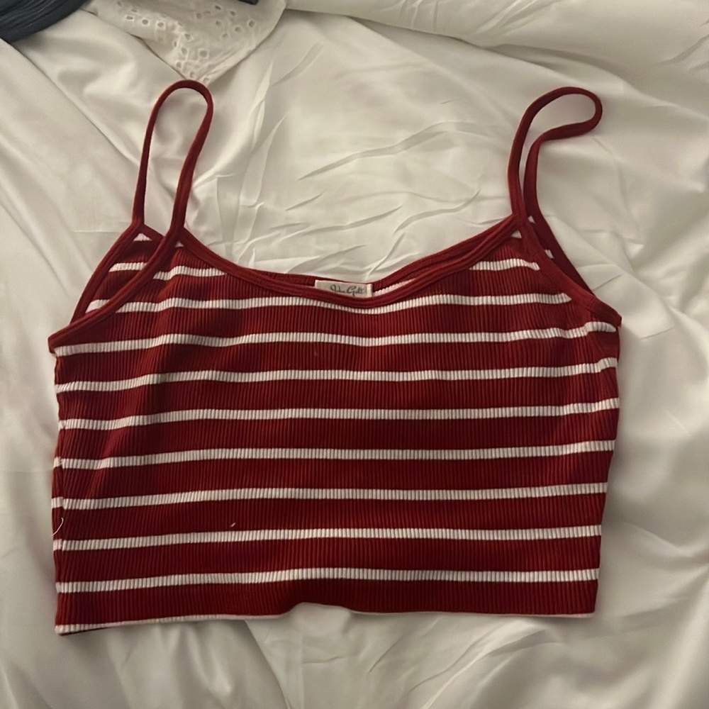 Brandy Melville stripe crop top